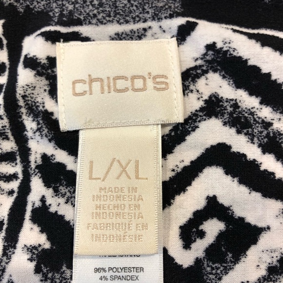 Chico’s Poncho Abstract Artsy Top - Picture 3 of 12